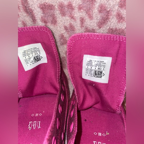 Women's Pink Glitter Low Top Coverse Size 6 - Picture 4 of 10